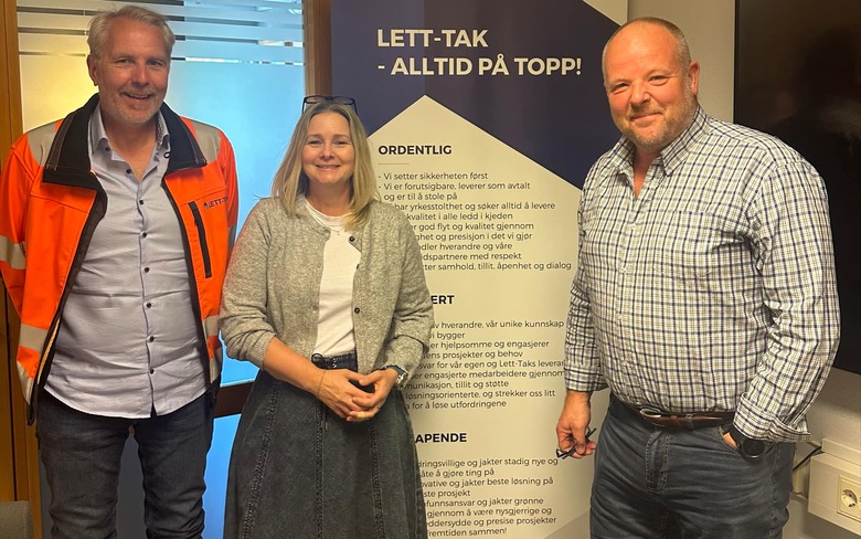 Besøk hos Lett-Tak